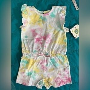 Little Me tie-dyed romper 24M